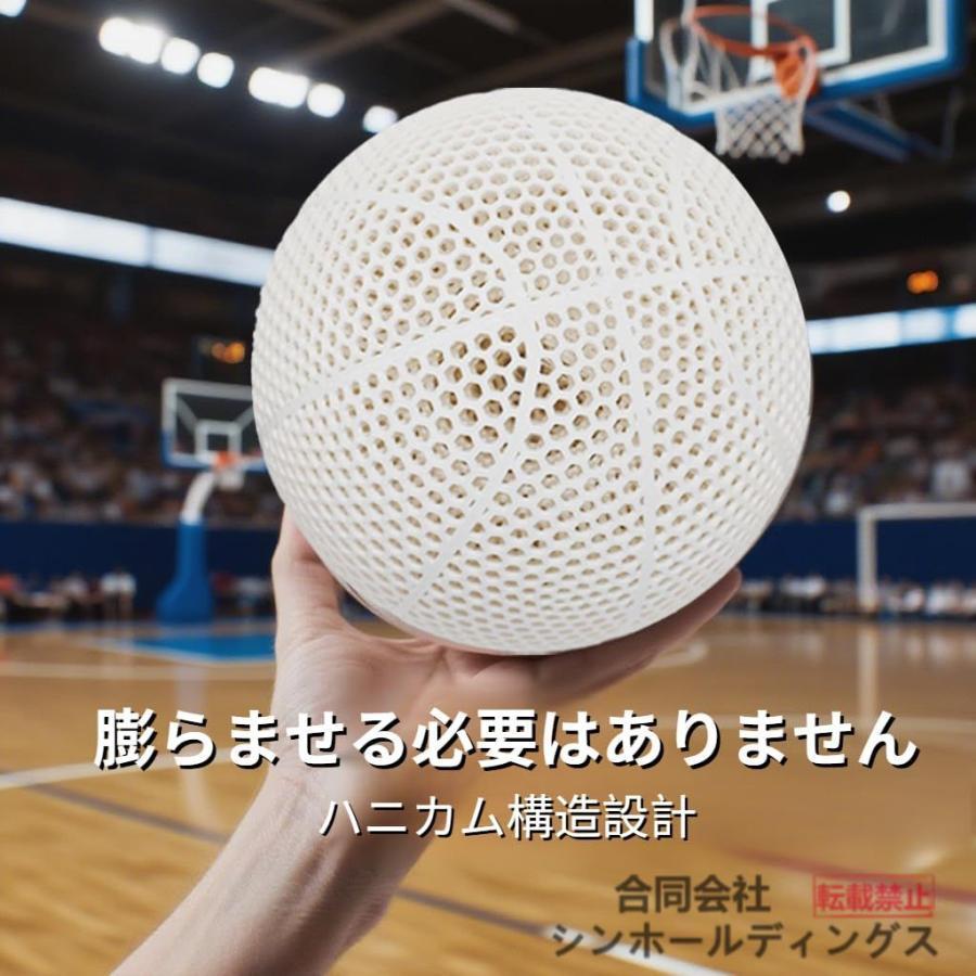 エアレスバスケットボール 7号 3Dプリント サイレントバスケットボール