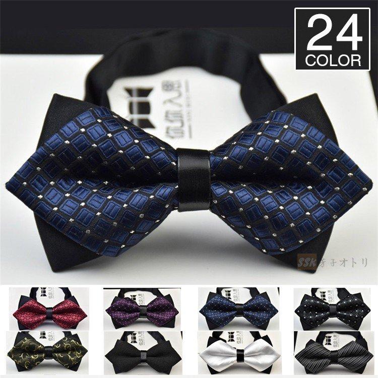 蝶ネクタイ メンズ 蝶タイ 結婚式 ビジネス ボウタイ 紳士 通勤 二次会 ワンタッチ パーティー イベント 春 Seki 2108 K 良品店ヤフーショップ 通販 Yahoo ショッピング