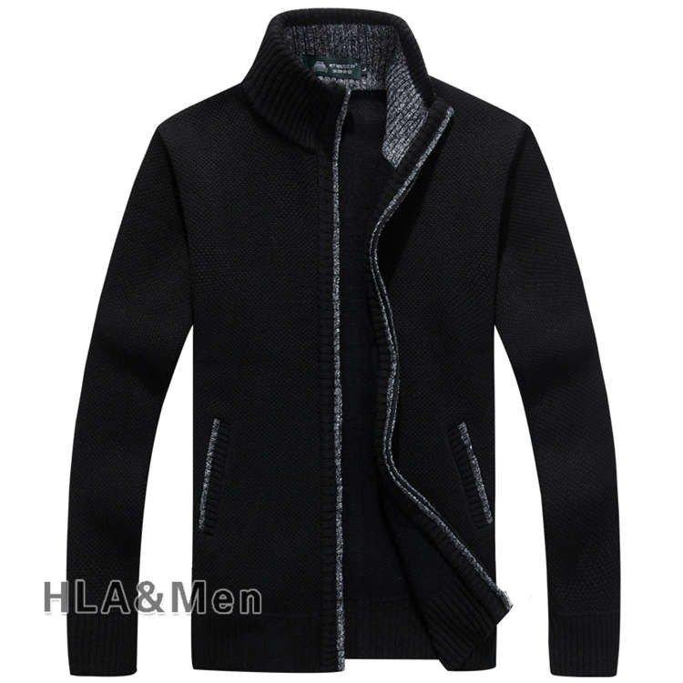 カーディガン メンズ 黒 ニットジャケット グレー ニット セーター ジップジャケット 立ち襟 ライトアウター ビジネス セール