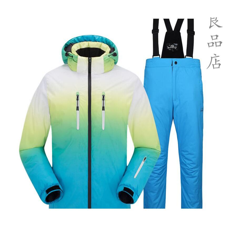 スノーボードウェア 上下セット メンズ レディース スキーウェア 男女兼用   ジャケット パンツ 保温 防寒 抜水｜seki｜18