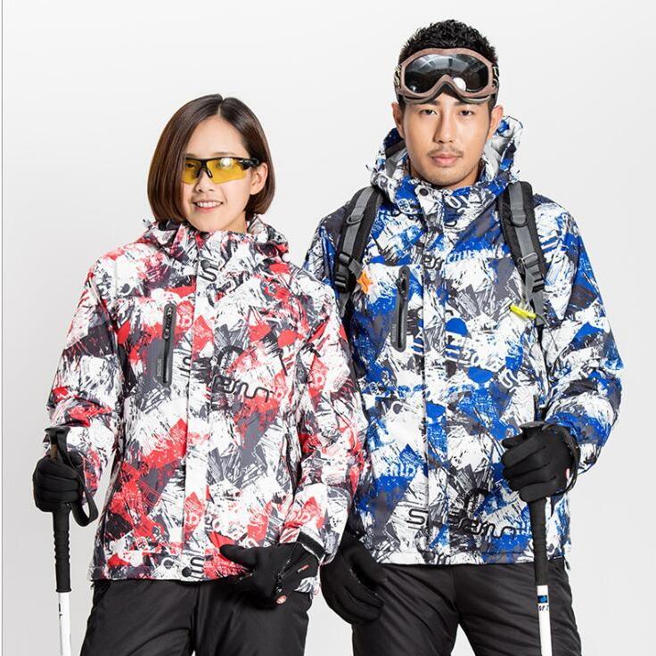 スノーボードウェア 上下セット メンズ レディース スキーウェア 男女兼用   ジャケット パンツ 保温 防寒 抜水｜seki｜21