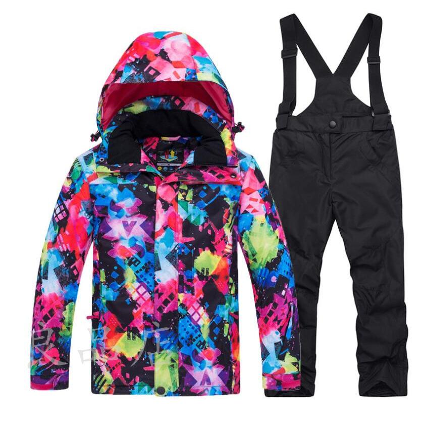 スキーウェア キッズ 子供 スノボウェア 上下セット 男の子 女の子