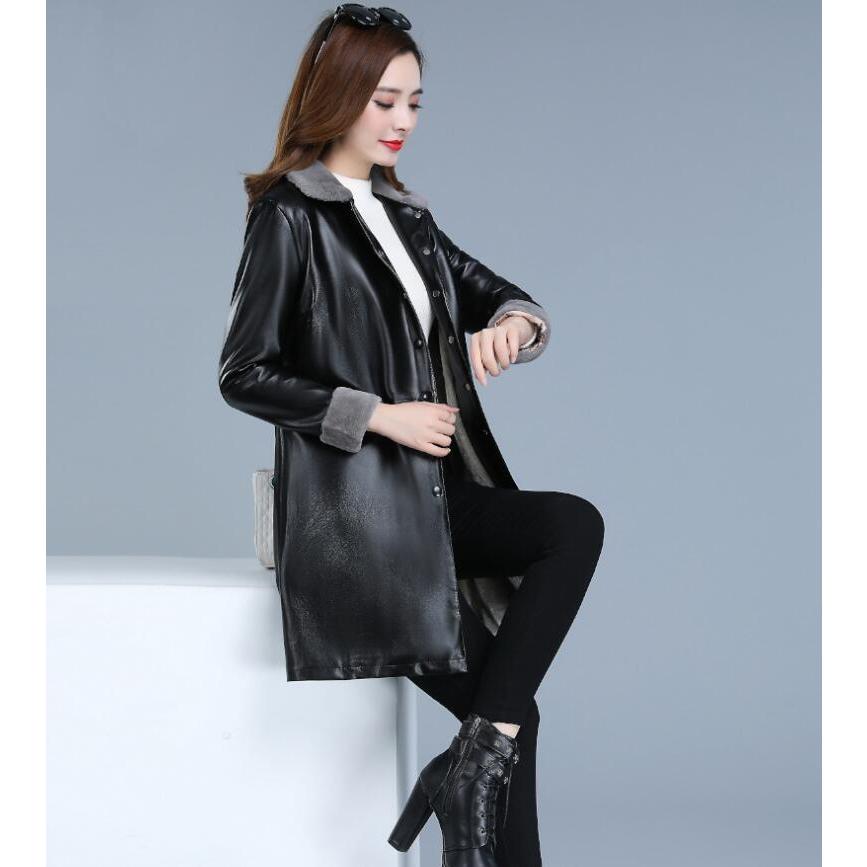 革ジャン レザージャケット ライダースジャケット レディース 冬 大きいサイズ ロング 人気 コーデ 裏起毛 暖かい 着こなし ブラック Seki 良品店ヤフーショップ 通販 Yahoo ショッピング
