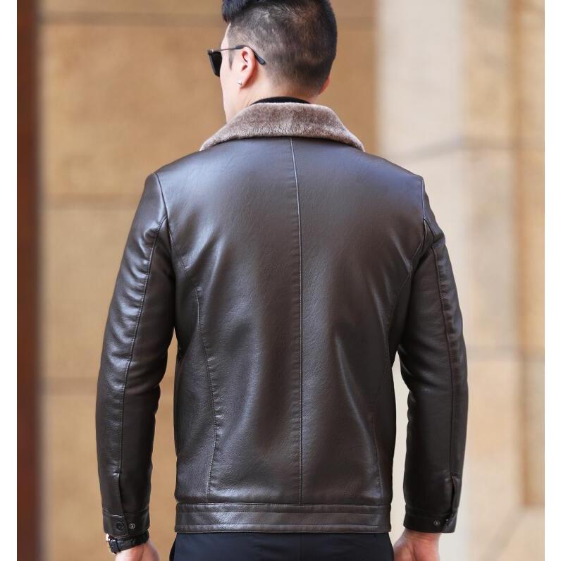 本革 革ジャン レザージャケット メンズ 冬 裏起毛 ビジネス