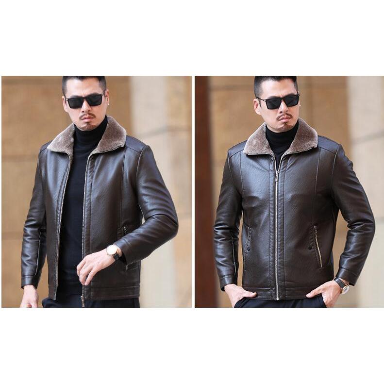 本革 革ジャン レザージャケット メンズ 冬 裏起毛 ビジネス