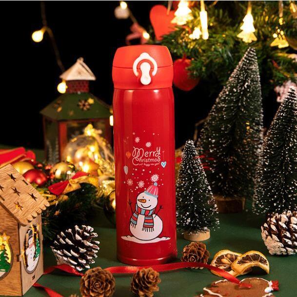 水筒 魔法瓶 クリスマス水筒 ボトル 450ml 直飲み クリスマス