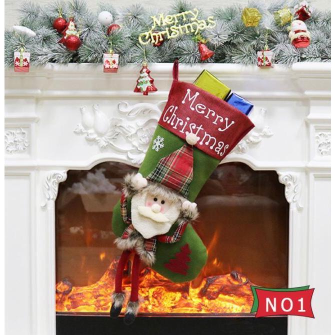 クリスマスソックス 靴下 ギフトバッグ プレゼント 子供 小学生 孫 彼氏 彼女 サンタクロース 大きい クリスマス 飾り クリスマスイブ Seki 良品店ヤフーショップ 通販 Yahoo ショッピング