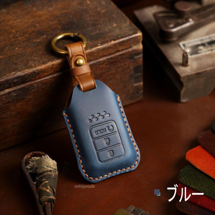 HONDA ホンダ キーケース スマートキーカバー 革 キーホルダー