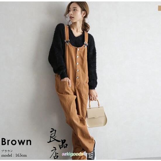 サロペット オーバーオール レディース 黒 デニム パンツ コーデ 20代