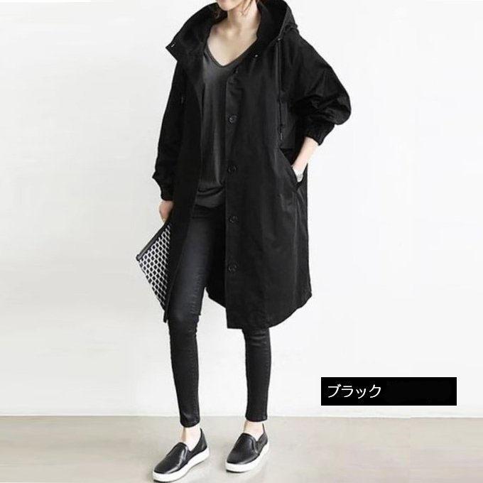 トレンチコート スプリングコート レディース コート アウター ロング