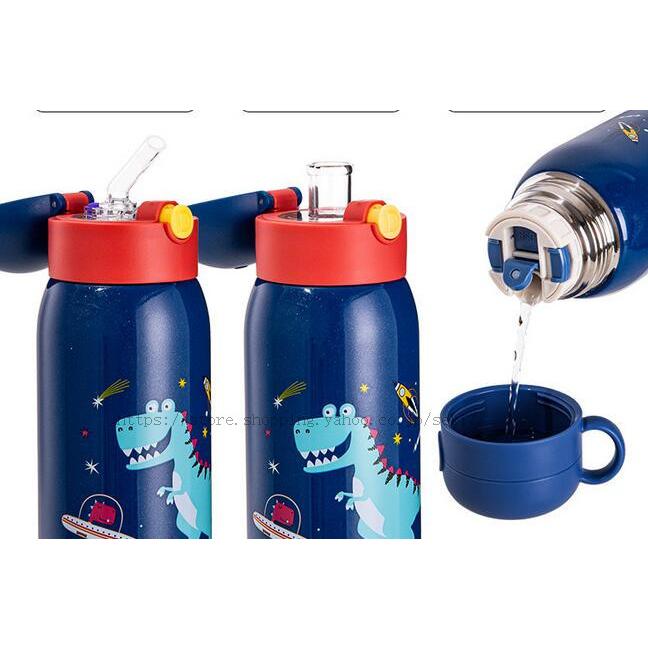 水筒 子供 キッズ 直飲み ストロー コップ付き 女の子 男の子 高級 軽い 人気 おしゃれ 保温 保冷 通園 通学 600ml カバー付 入学祝 入園祝い ボトル Seki 良品店ヤフーショップ 通販 Yahoo ショッピング