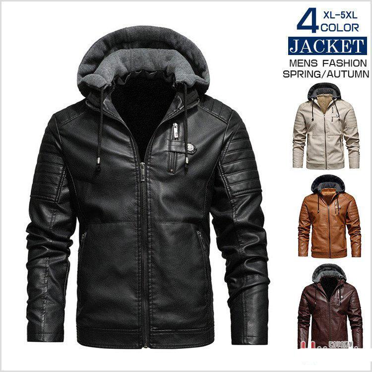 革ジャン ライダースジャケット メンズ レザージャケット 裏ボア 裏