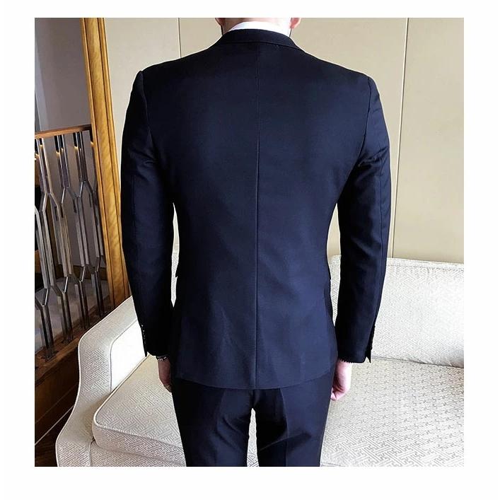 メンズ スーツ 3点セット ビジネス スリム 無地 卒業式 結婚式 就職