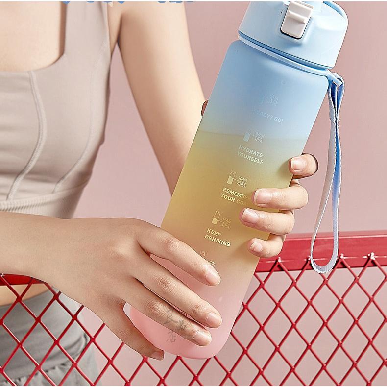 スポーツ水筒 ワンタッチ 直のみ 大容量 1L 軽い おしゃれ 1リットル
