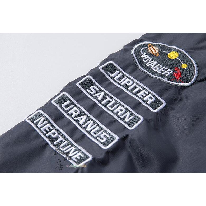 スカジャン メンズ MA1 バイクジャケット ブルゾン サテン 光沢