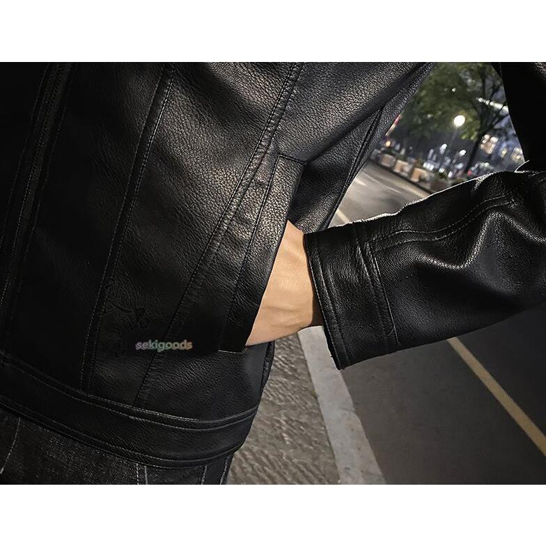 革ジャン レザージャケット メンズ テーラード バイクジャケット