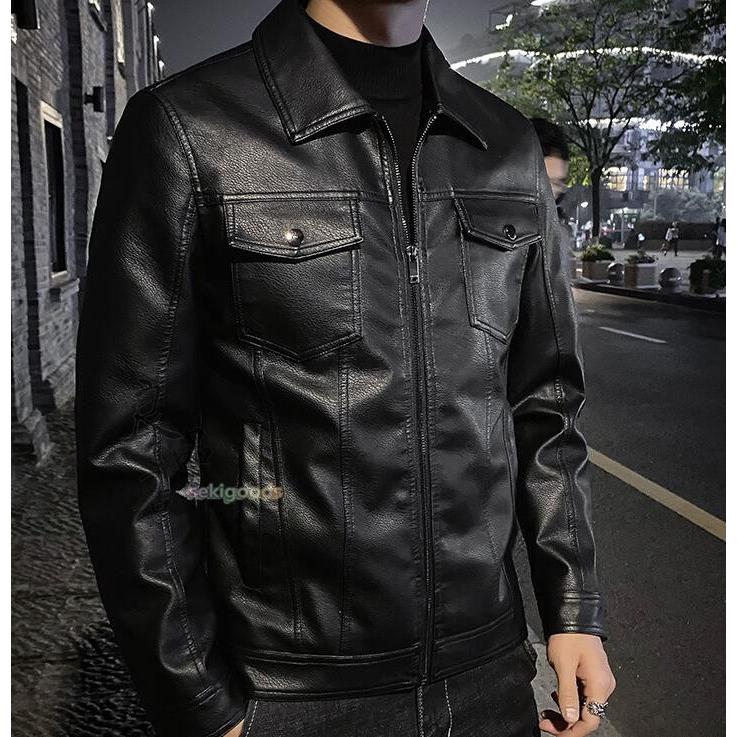 革ジャン レザージャケット メンズ テーラード バイクジャケット