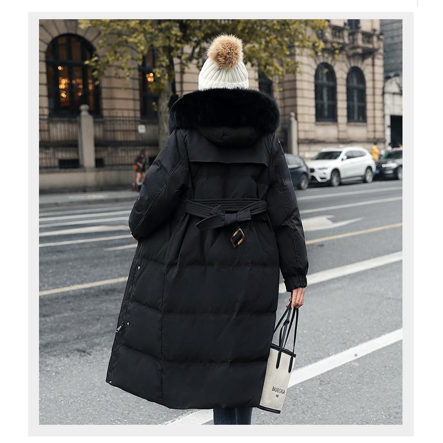 ダウンコート コート レディース ロングファー付き 帽子付き ポケット