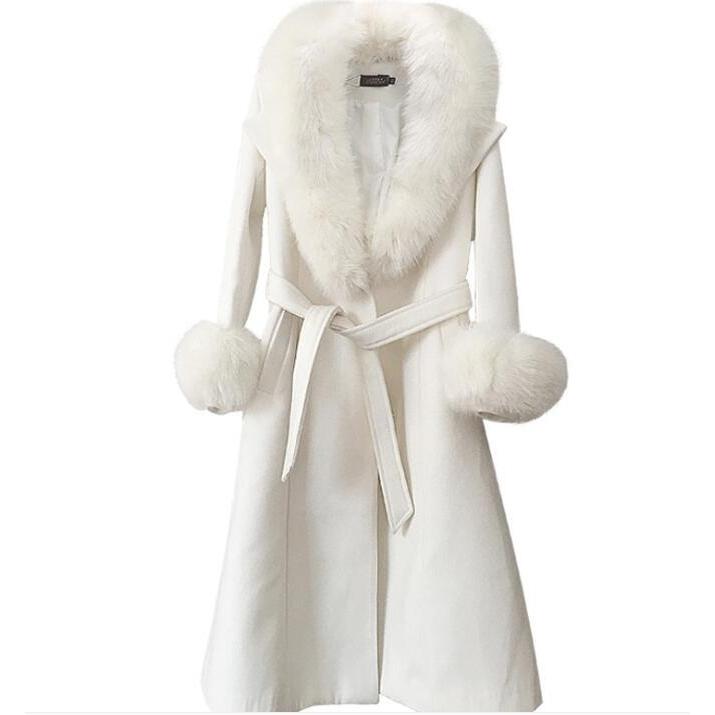 コート レディース 冬 代 30代 40代 50代 ホワイトコート ロング ファーコート 膝丈 白 Seki2271b 良品店ヤフーショップ 通販 Yahoo ショッピング