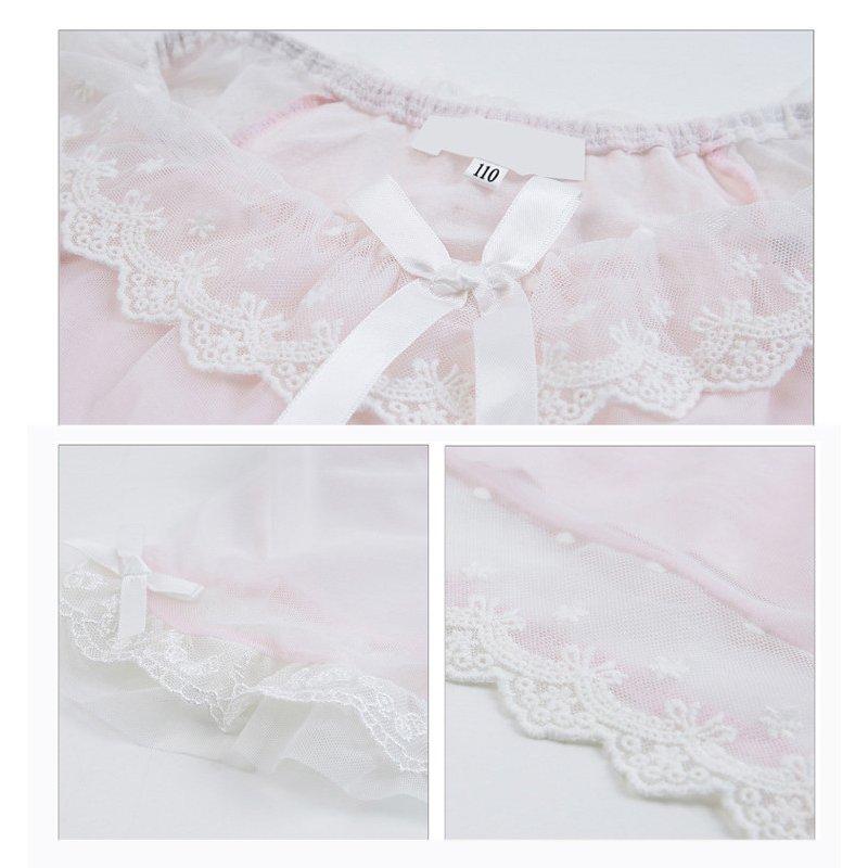 キッズ パジャマ 子供パジャマ セットアップ 女の子 夏 薄手 トップス 半ズボン レース 半袖 チュール ルームウェア 部屋着 可愛い 寝巻き ナイトウェア Seki802 Y 良品店ヤフーショップ 通販 Yahoo ショッピング