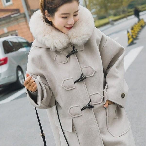 ダッフルコート レディース ファー付き ウールコート ダッフル コート ウール混 フード付き 通勤 通学 秋冬 ファー ダッフルコート 学生 カジュアルlqklw Sekicxj Lqklw 良品店ヤフーショップ 通販 Yahoo ショッピング