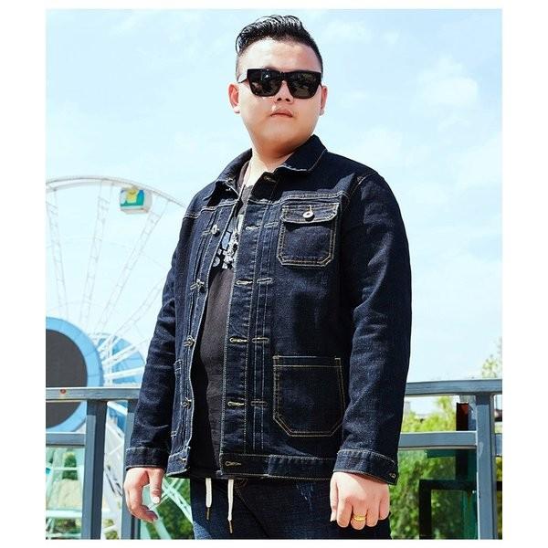 デニムジャケット Gジャン メンズ ジージャン 大きめ 大きいサイズ アウター ゆったり 秋 太る男専用 Sekidmj004 良品店ヤフーショップ 通販 Yahoo ショッピング