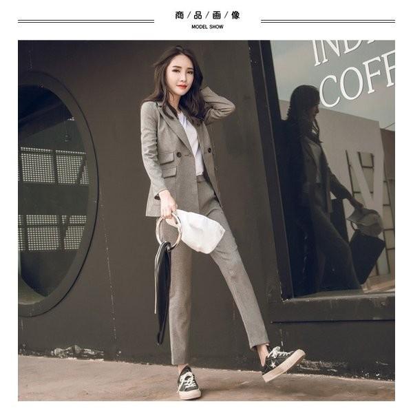 時間指定不可 スーツ2点セット テーラードジャケット パンツ レディース ジャケット ロング丈 春アウター オフィス 上品 フォーマル 入学式 卒業式 18春新作 売り切れ必至 Zoetalentsolutions Com