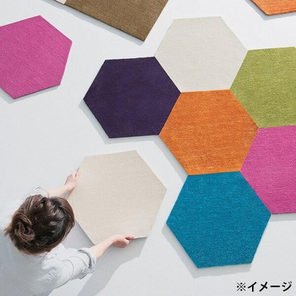 即日出荷 スミノエ ホームタイル R-5001 ロッカク 50×43cm アイボリー 