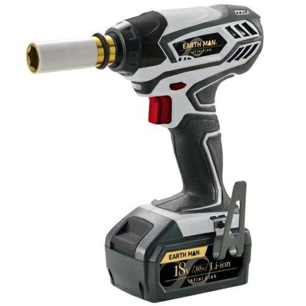 即日出荷 高儀 Earth Man 18v充電式インパクトレンチ Iw 180lib ジャッキヘルパー付き セキチューpaypayモール店 通販 Paypayモール