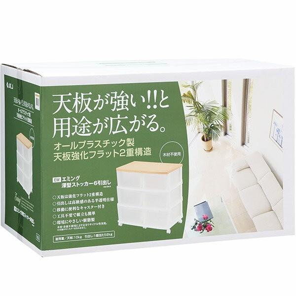 JEJアステージ 直送 日時指定不可 JEJ エミング 深型ストッカー 6