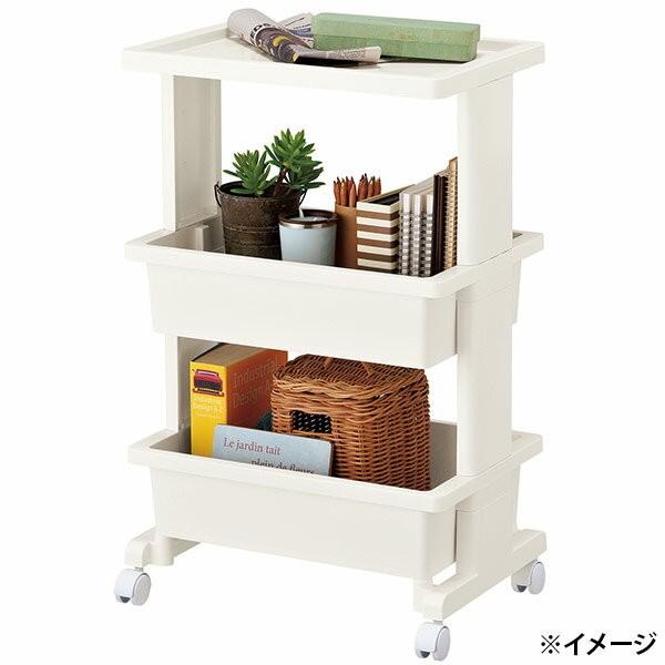 JEJアステージ JEJ リセスタイル テーブルワゴン 3段 ホワイト