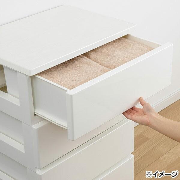 直送 日にち特定化不可 JEJ カラースタイルチェスト 4段 白いこと 沖縄・離島送りとどける不可