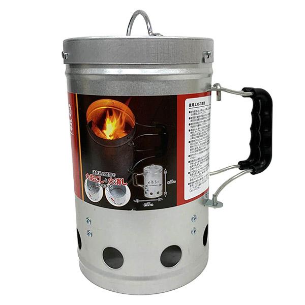 即日出荷 武田コーポレーション 2WAY 火起こし兼火消しつぼ FSK08-16 の商品画像