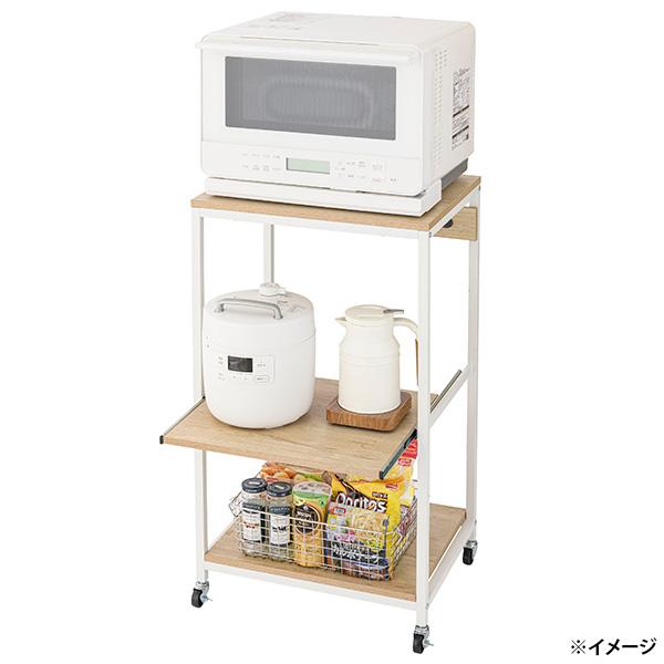 DOSHISHA（ドウシシャ） 即日出荷 レンジ台 3段 ナチュラル RGC-3NA 幅