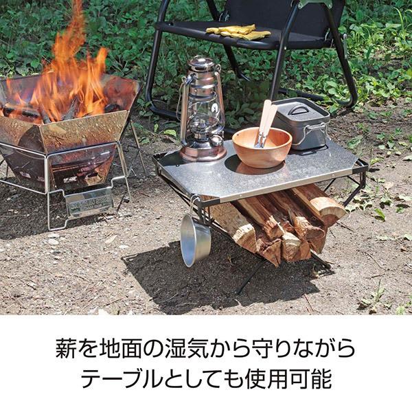 CAPTAIN STAG（キャプテンスタッグ） 即日出荷 ステンレス薪ラック