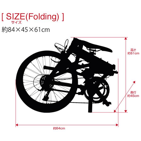 ルノー RENAULT 20型 外装18段 折畳み自転車 PLATINUM MACH9 プラチナマッハ9 ブラック 61205-01 沖縄・離島配送不可｜sekichu｜11