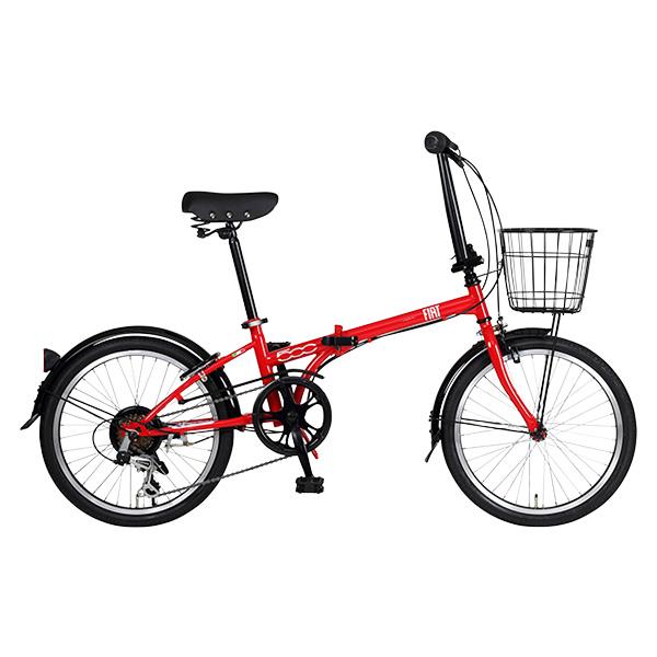 FIAT 折りたたみ自転車 赤 FIAT（フィアット） FIAT FDB206 レッド 20型 折畳み自転車 12231-02