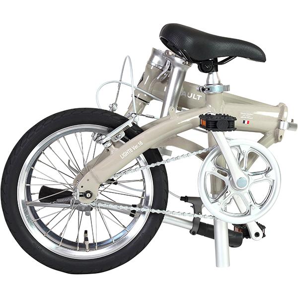 ルノー（RENAULT） RENAULT 16型 折畳み自転車 LIGHT8 Ver.16 ベージュ