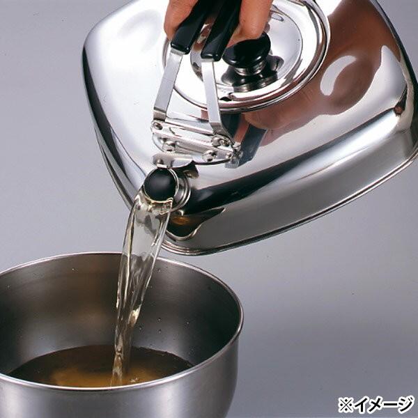 杉山金属 直送 日時指定不可 日本製 薄型キューブケトル 1.6L KS-2625 