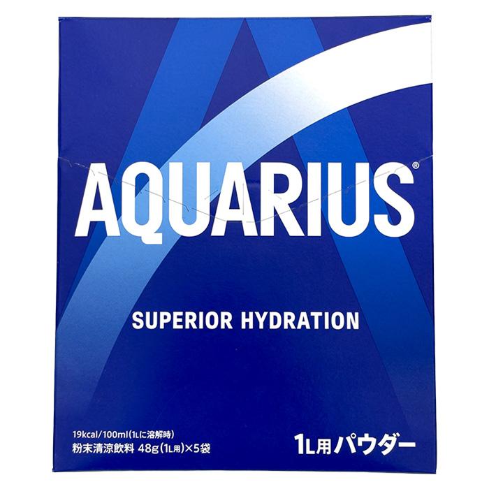 アクエリアス 即日出荷 パウダー 48g 5袋×1箱 : セキチューヤフー店