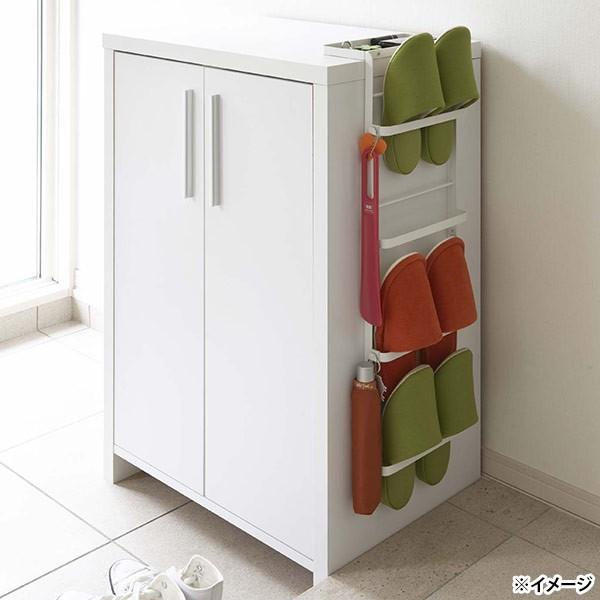 展示品　曙工芸　アケボノ　スリッパラック　シューズラック ケンタッキーシリーズ 山崎実業 即日出荷 引っ掛け式スリッパラック タワー 6314 ホワイト