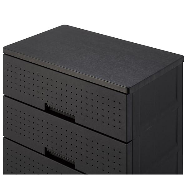 Fits 即日出荷 天馬 フィッツプラスデコ 4段 幅65cm FD6504 ブラック