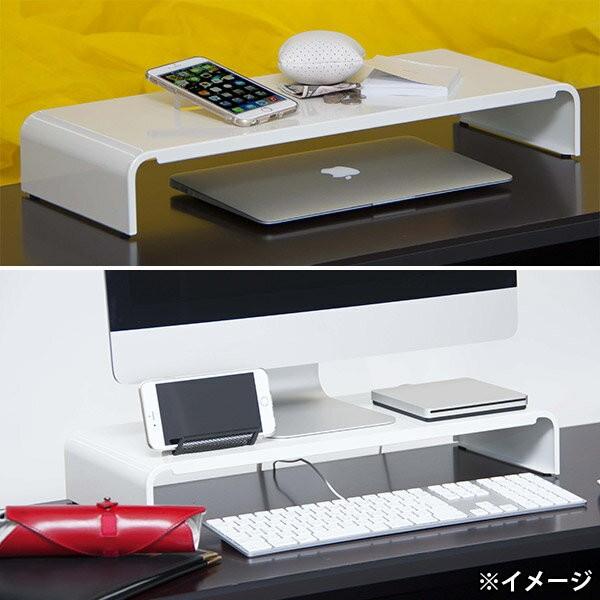 即日出荷 田窪工業所 PCラック 54cm ホワイト PCR-54WM パソコンラック