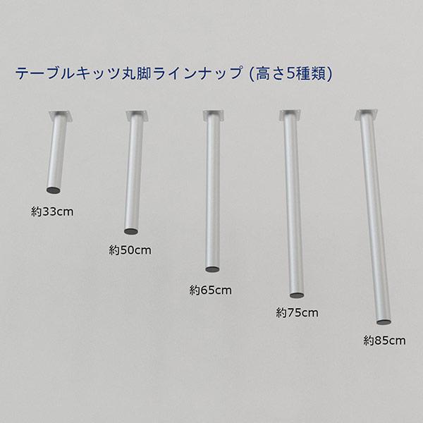 エイ・アイ・エス 直送 日時指定不可 テーブルキッツ 金属丸脚33cm 4本