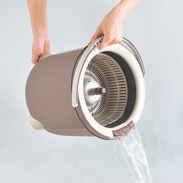 アズマ工業 即日出荷 トルネードスピンモップ丸型セット 洗浄バケツ