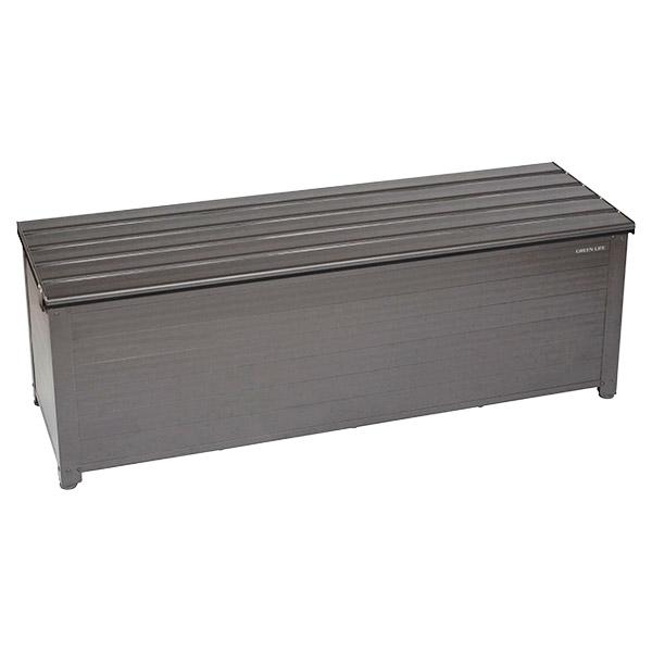 直送 代引 史上最も激安 日時指定不可 グリーンライフ アルミベンチストッカー144 アッシュグレー 150円 Abs 144n 沖縄 Agy 屋外収納 離島配送不可29