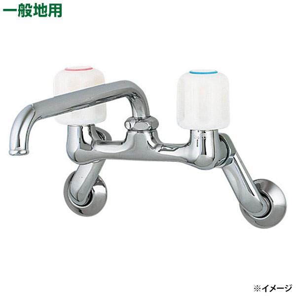 カクダイ（KAKUDAI） 即日出荷 2ハンドル混合栓 1240S-170 壁付