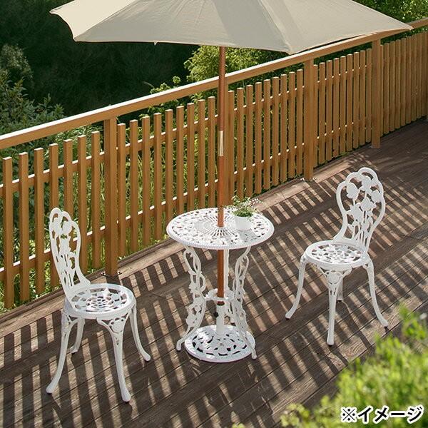 タカショー 即日出荷 テーブルセット ローズホワイト 60Φ SGT-15WN