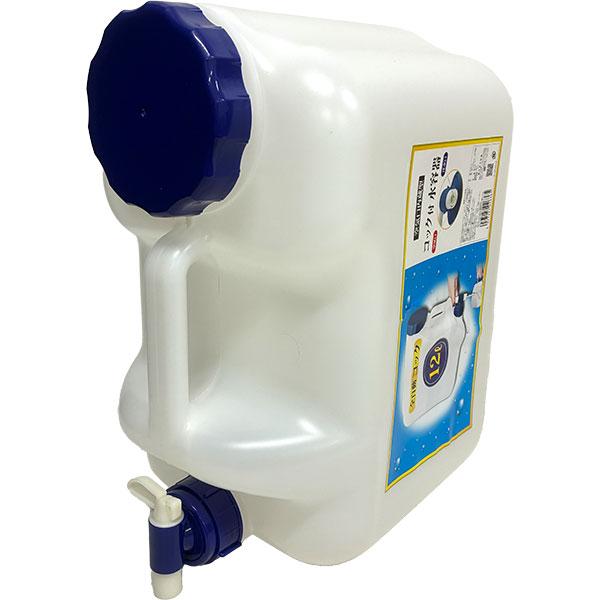 即日出荷 プラテック 水缶 コック付き 12L BUB-12(G) 水タンク