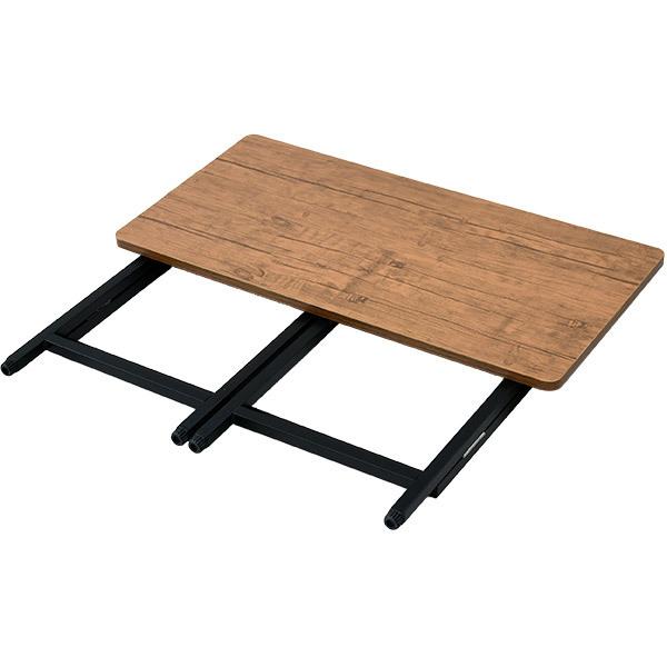 山善（YAMAZEN） 直送 日時指定不可 パタパタデスク アンティーク